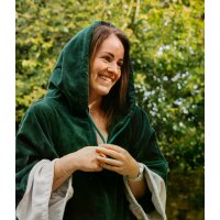 DRYROBE Fullzip Towel Robe Organic Cotton Green L