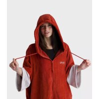 DRYROBE Fullzip Towel Robe Organic Cotton Orange S