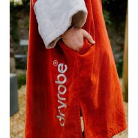 DRYROBE Fullzip Towel Robe Organic Cotton Orange S