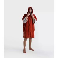 DRYROBE Fullzip Towel Robe Organic Cotton Orange L