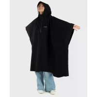 DRYROBE Regen-Poncho wasserdicht Schwarz unisize