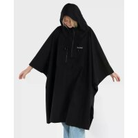 DRYROBE Regen-Poncho wasserdicht Schwarz unisize