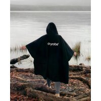 DRYROBE Regen-Poncho wasserdicht Schwarz unisize
