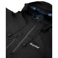 DRYROBE Regen-Poncho wasserdicht Schwarz unisize