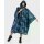 DRYROBE Regen-Poncho wasserdicht Blau Camo unisize