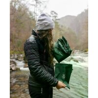 DRYROBE Regen-Poncho wasserdicht Grün unisize