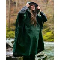 DRYROBE Regen-Poncho wasserdicht Grün unisize