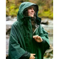 DRYROBE Regen-Poncho wasserdicht Grün unisize