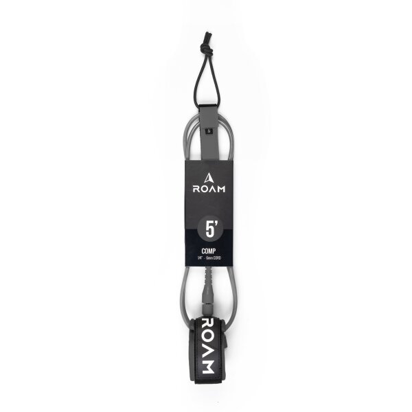 ROAM Surfboard Leash Comp 5.0 Grau