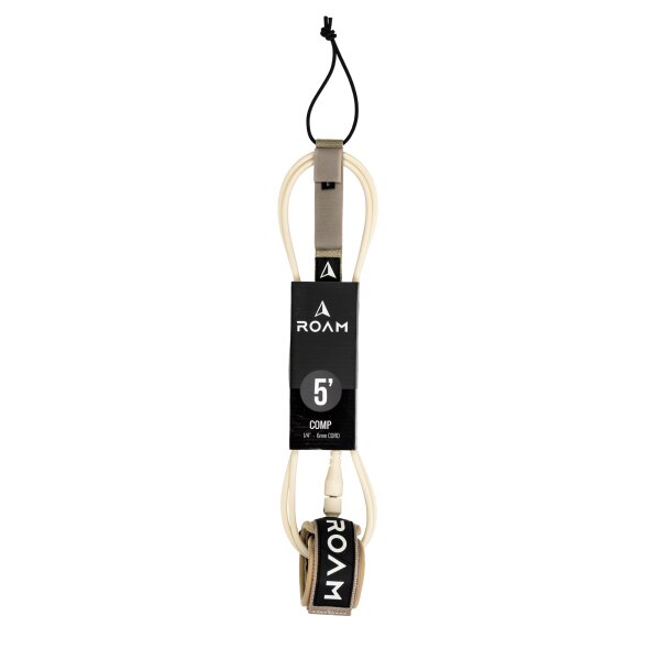 ROAM Surfboard Leash Comp 5.0 Sand
