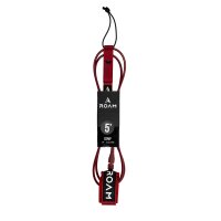 ROAM Surfboard Leash Comp 5.0 Dunkelrot