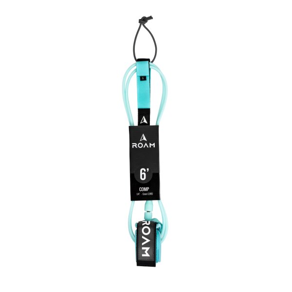 ROAM Surfboard Leash Comp 6.0 Lite Teal
