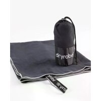 DRYROBE Mikrofaserhandtuch Schwarz 80x130cm