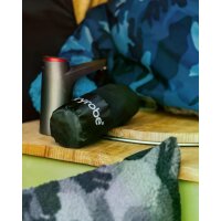 DRYROBE Mikrofaserhandtuch Schwarz 80x130cm