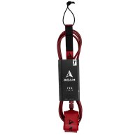 ROAM Surfboard Leash PRO 7.0 Dunkelrot