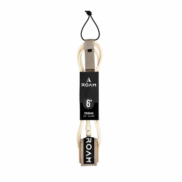 ROAM Surfboard Leash Premium 6.0 Sand