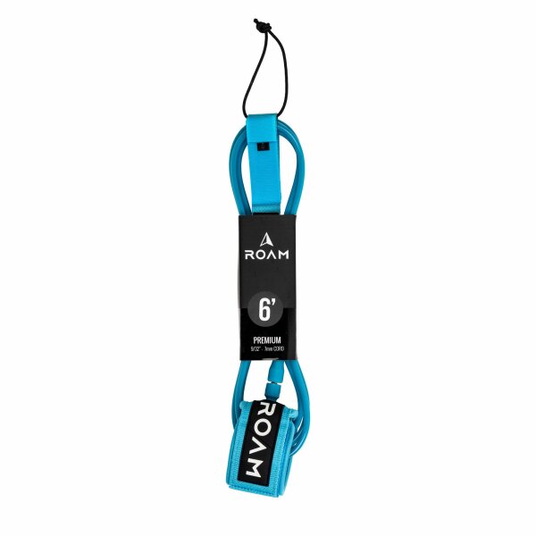ROAM Surfboard Leash Premium 6.0 Dark Teal