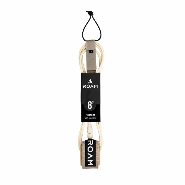 ROAM Surfboard Leash Premium 8.0 Sand
