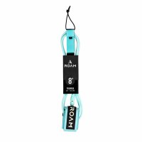 ROAM Surfboard Leash Premium 8.0 Lite Teal