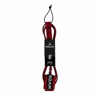 ROAM Surfboard Leash Premium 8.0 Dunkelrot