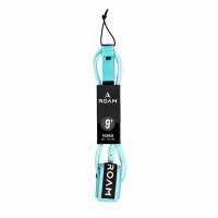ROAM Surfboard Leash Premium 9.0 Lite Teal