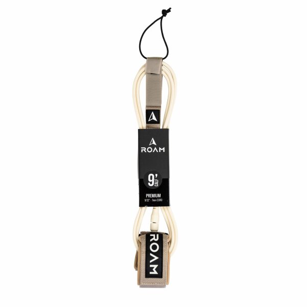 ROAM Surfboard Leash Premium 9.0 Knie Sand