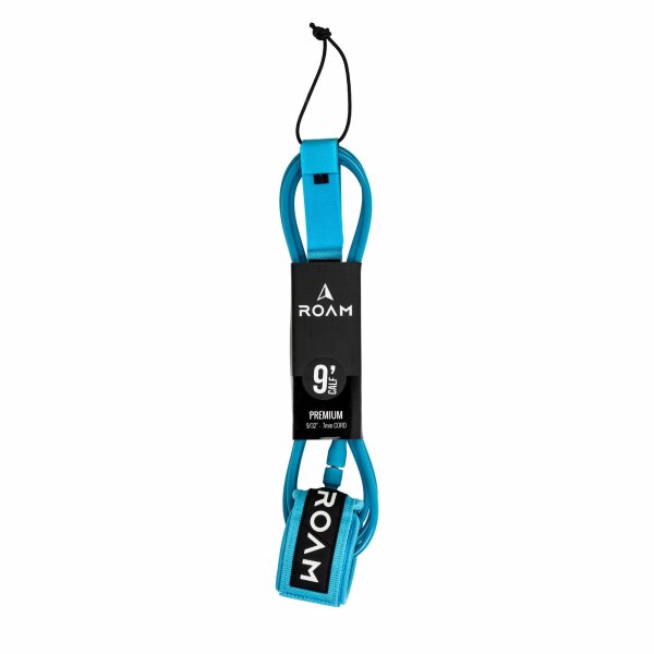 ROAM Surfboard Leash Premium 9.0 Calf Dark Teal