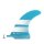 ROAM Surfboard Single Fin 6 Inch US Box Teal
