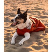 DRYROBE Waterproof Dog Coat Burnt Orange S