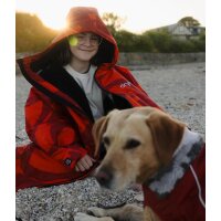 DRYROBE Dog Coat Hundemantel Burnt Orange L