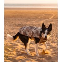 DRYROBE Dog Coat Hundemantel Sand Camo XS
