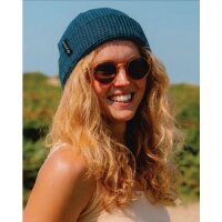 DRYROBE Waffle Beanie Strickmütze Deep Sea Blue