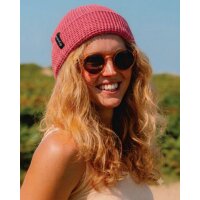 DRYROBE Waffle Beanie Strickmütze Pink