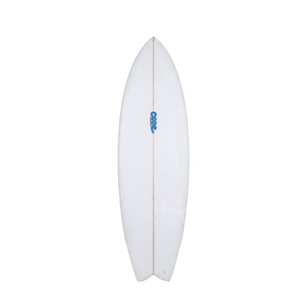 Surfboard CODE Epoxy Best Fish Forever 6.10 white