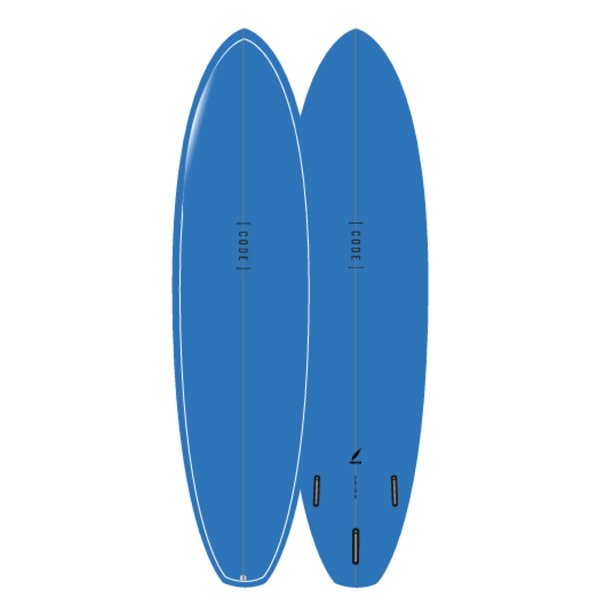Surfboard CODE Polyester Pegerine 7.6 Blue Tint