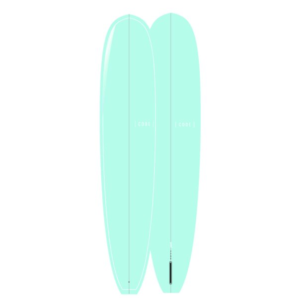 Surfboard CODE Polyester Trimmer Malibu 9.2 Lagoon