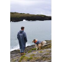 DRYROBE Dog Coat Hundemantel Grau Orange XXXL