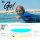 GO Surfboard Safety Soft Pro 4.11 Blue Rainbow