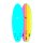GO Surfboard Safety Soft Pro 6.6 Blue Rainbow