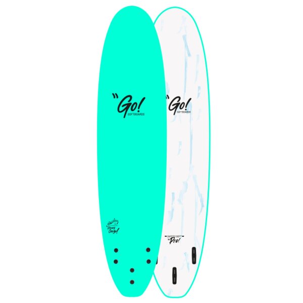 GO Surfboard Safety Soft Pro 8.0 Green Marble