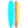 GO Surfboard Safety Soft Pro 9.0 Blue Rainbow