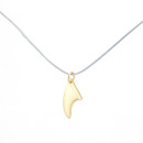 Silver+Surf Jewellery S Fin gold plated