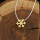Silver+Surf Jewellery Snow crystal Gr S Gold