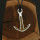 Silver+Surf necklace Anchor XL Wood