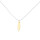 Silver+Surf Jewellery Surfboard S Pure gold plated