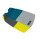 ION Footpad Deck Grip 1-pcs petrol-grey-yellow