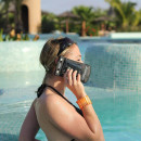 Overboard waterproof Phone case L Aqua
