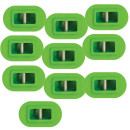 FUTURES Leash Plug lime green 10 pieces