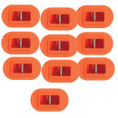 FUTURES Leash Plug Neon Orange 10 St&uuml;ck