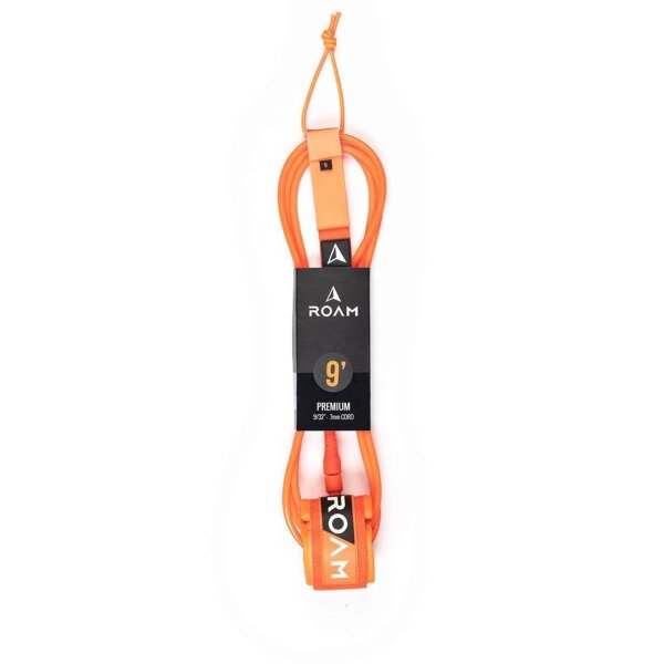 ROAM Surfboard Leash Premium 9.0 Orange